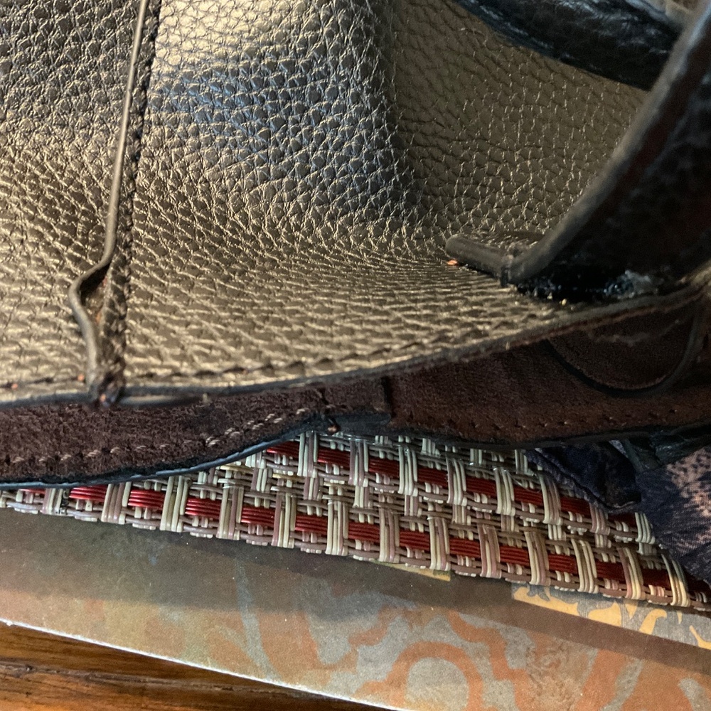 Steve Madden Shoulder bag, no strap with leopard scarf . - Picture 5 of 6